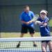 Barton Clara Farrehi returns a ball at the net in a match against Chippewa on Friday, July 12. Daniel Brenner I AnnArbor.com